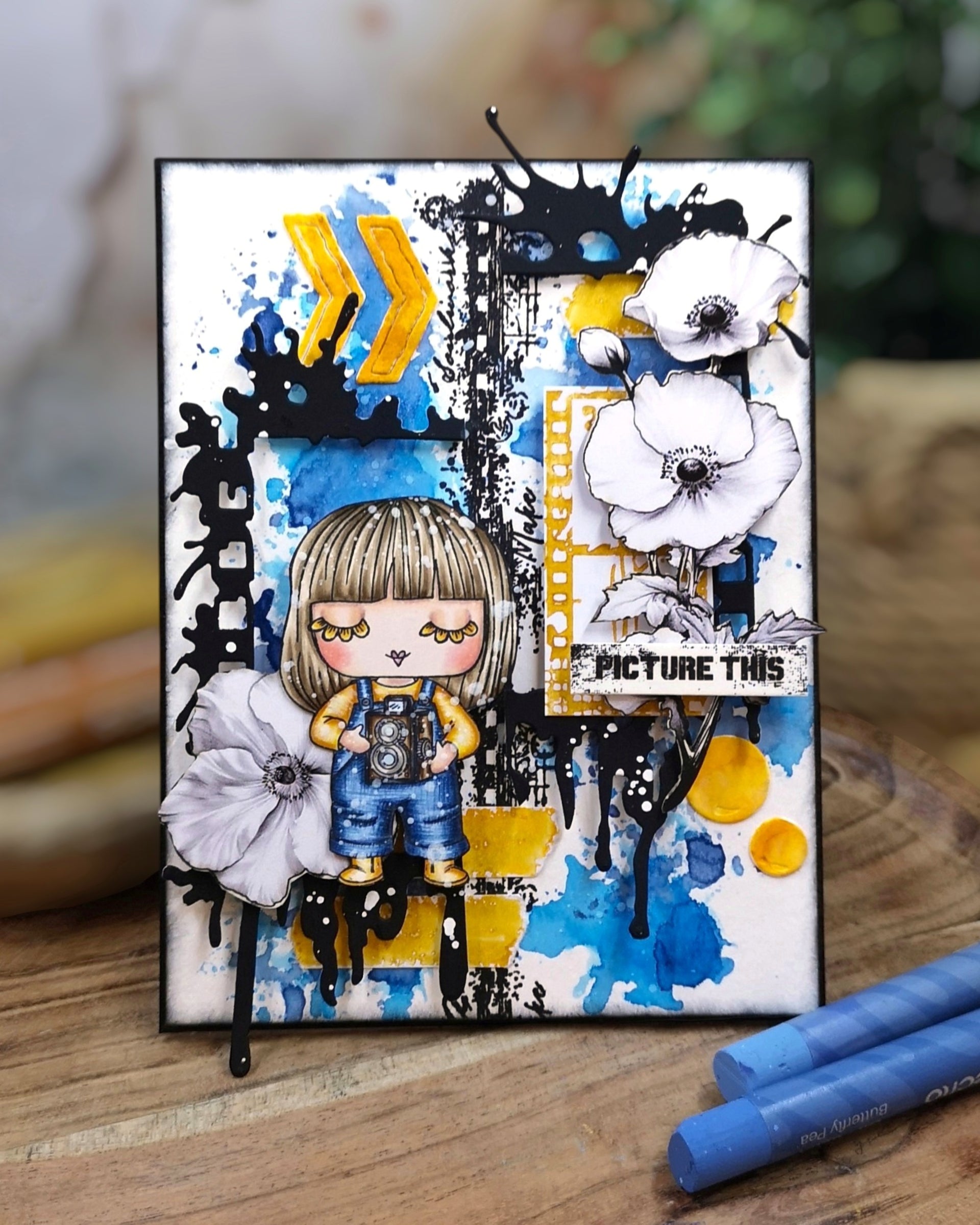 AALL and Create - A6 Stamp Sets - Splatter Film
