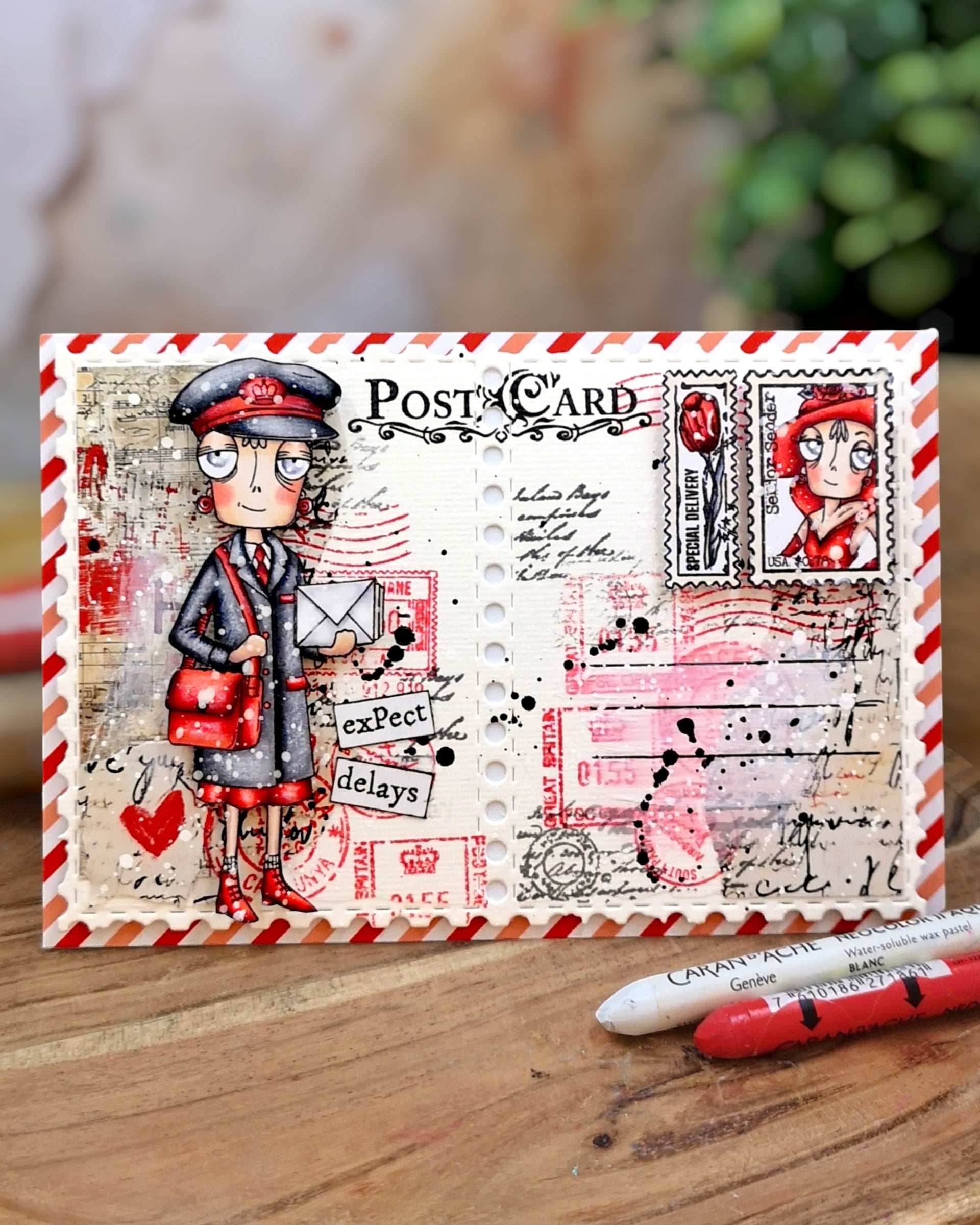 AALL and Create - A7 - Stamp Sets - Dee Delivers