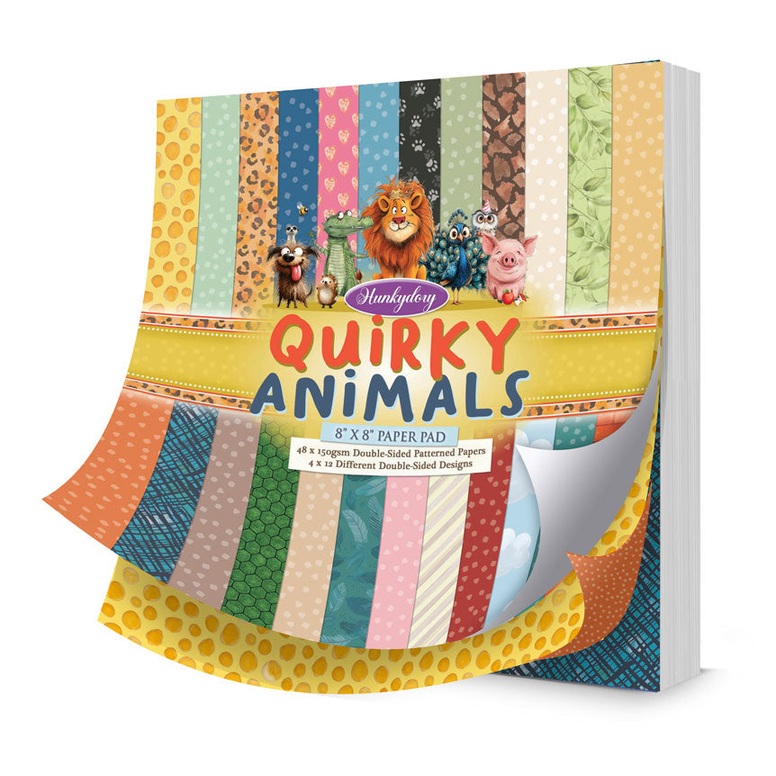 Quirky Animals 8" x 8" Paper Pad