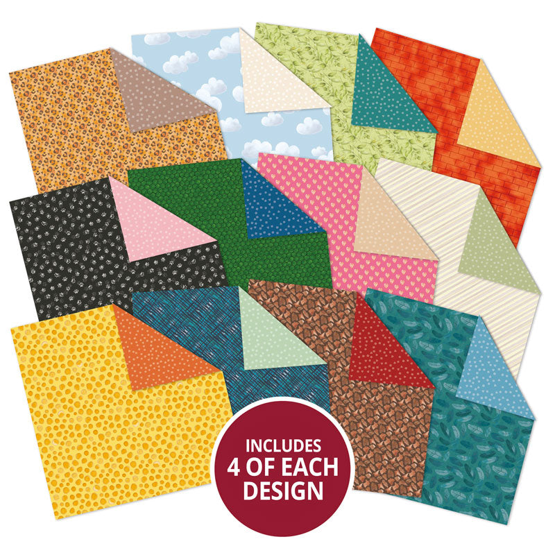 Quirky Animals 8" x 8" Paper Pad