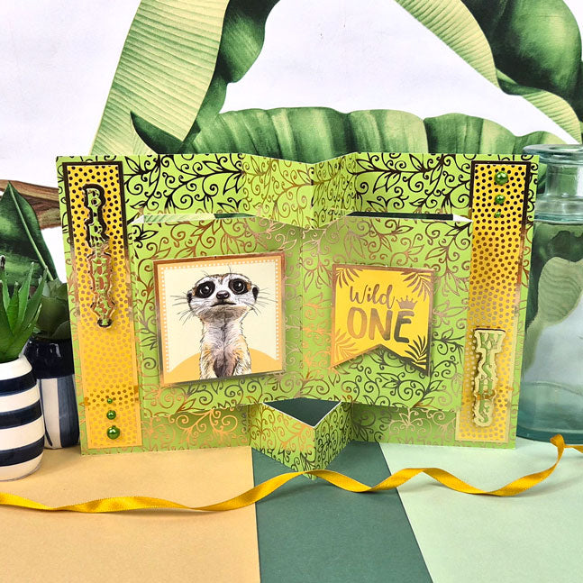 Safari Surprise Luxury Card Topper Sheet