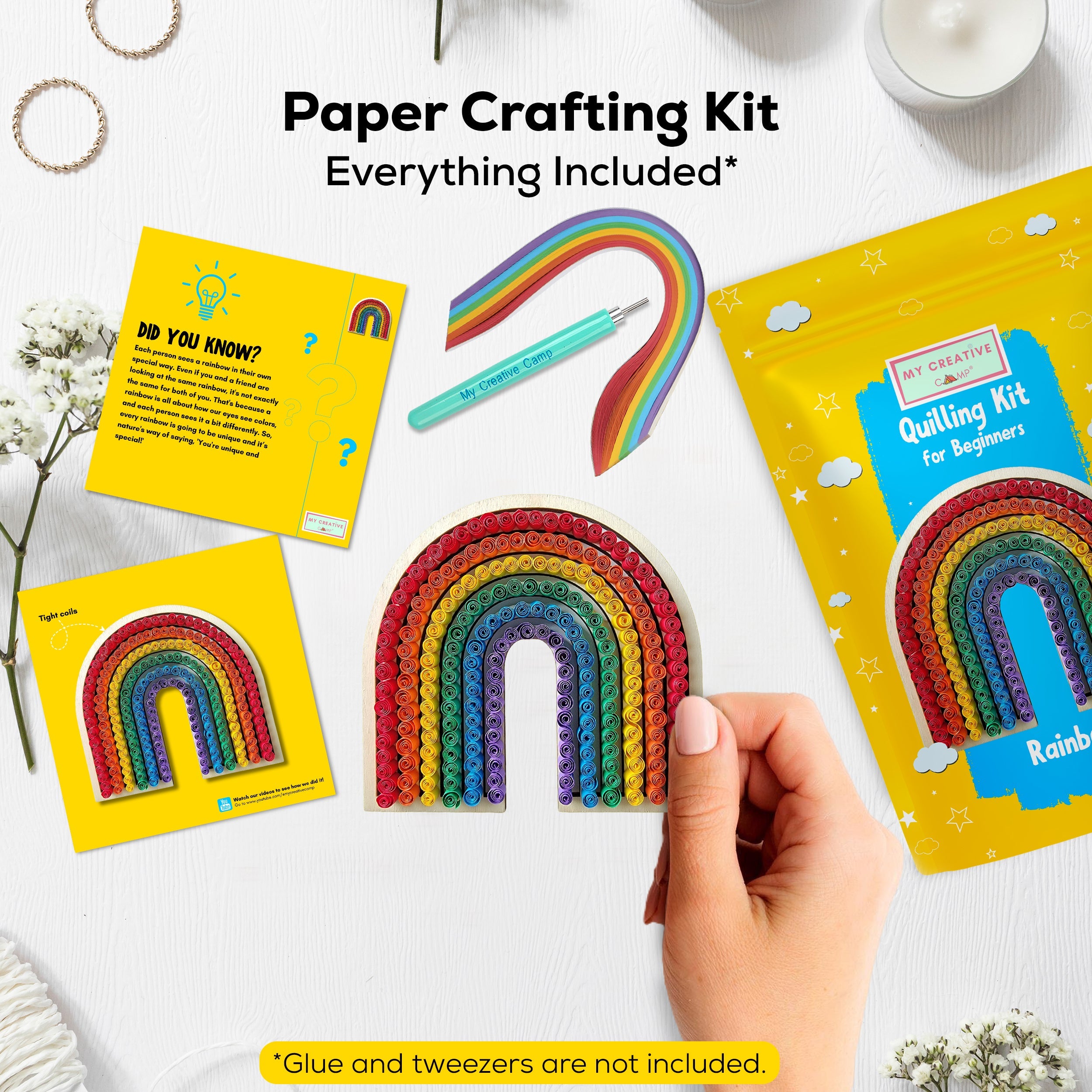 My Creative Camp Rainbow Quilling Kit