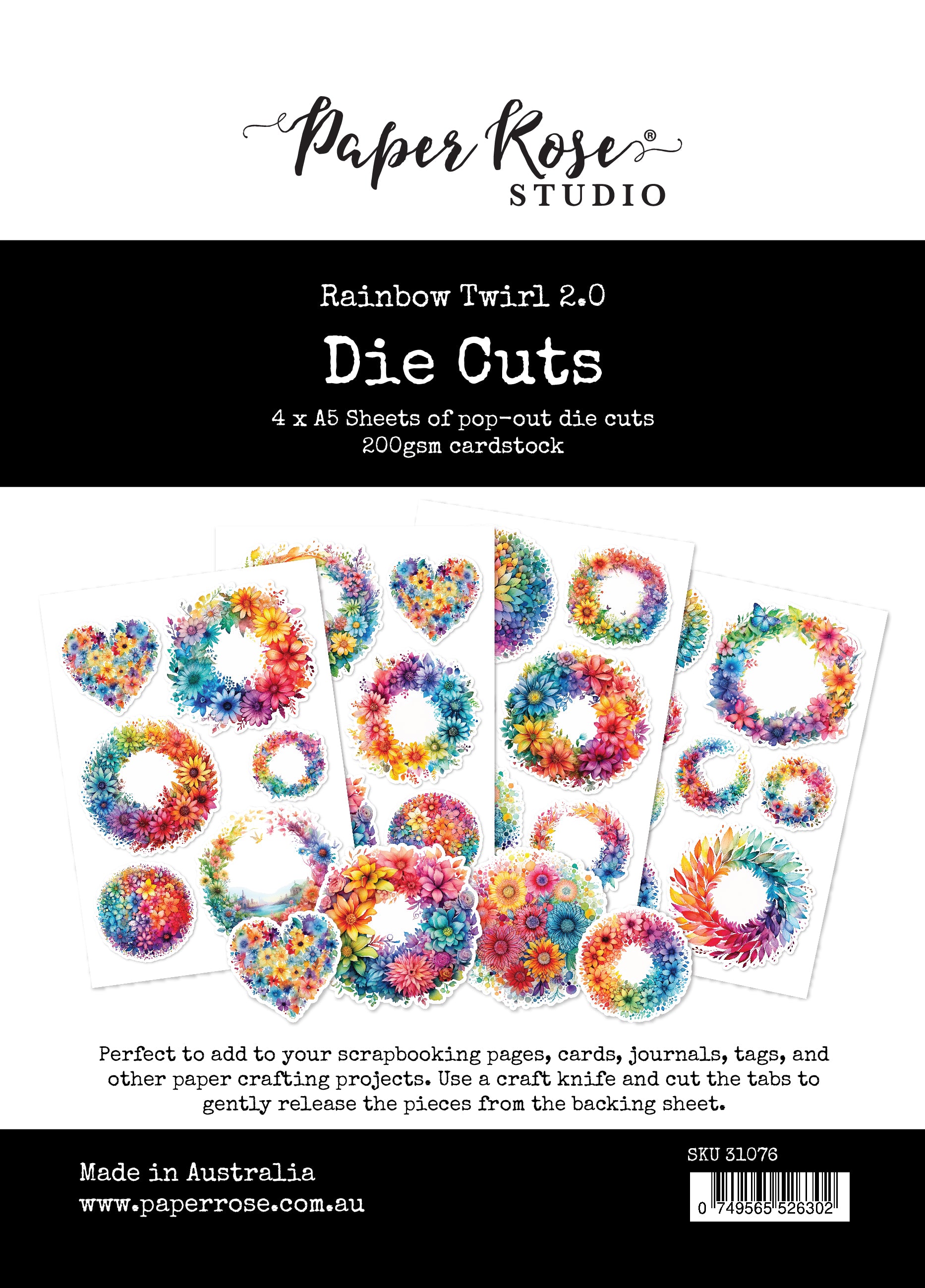 Rainbow Stamp & Die Set - Scrapbook & Cards Today Magazine