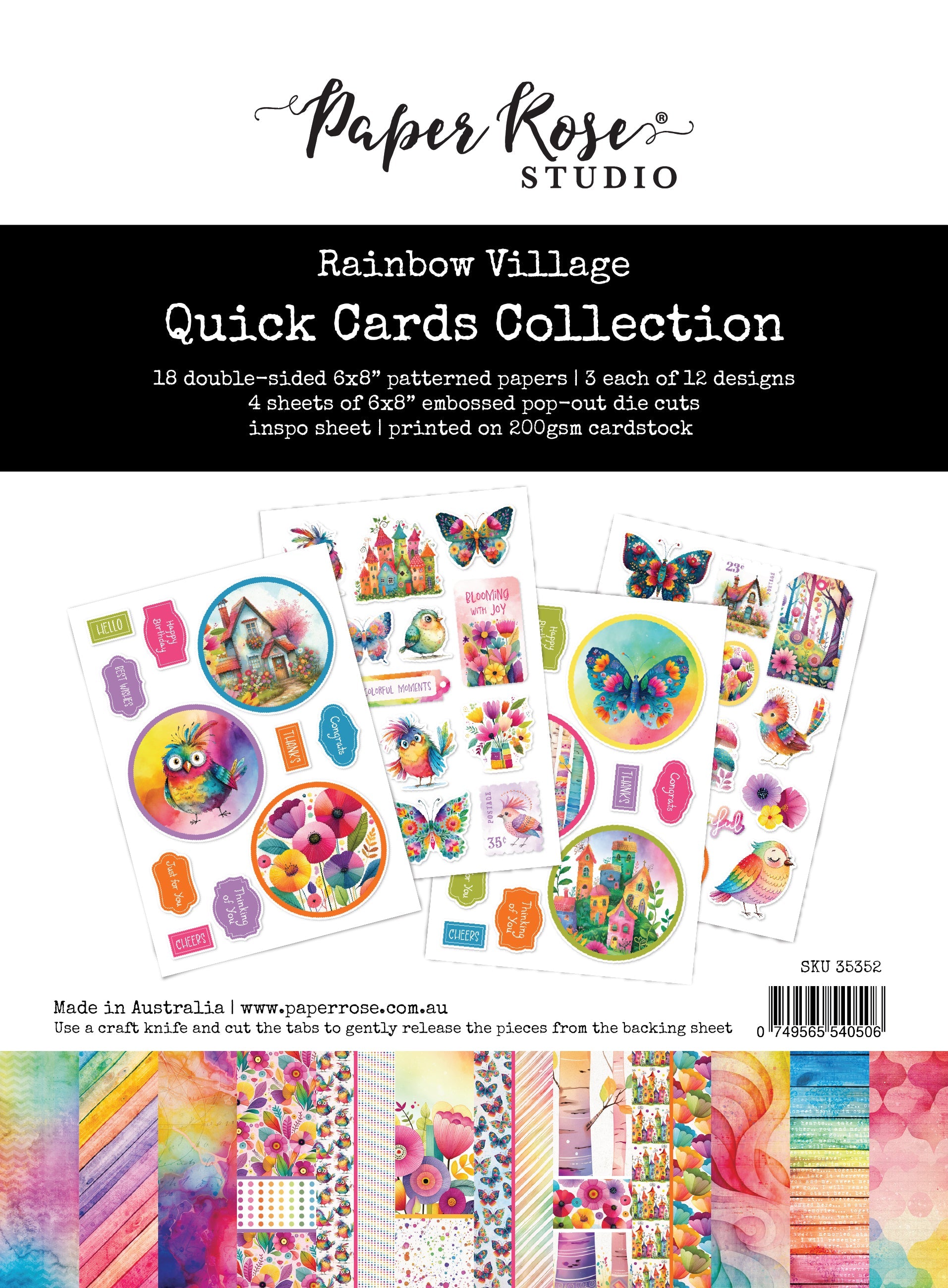 Rainbow Village Quick Card Collection 35352
