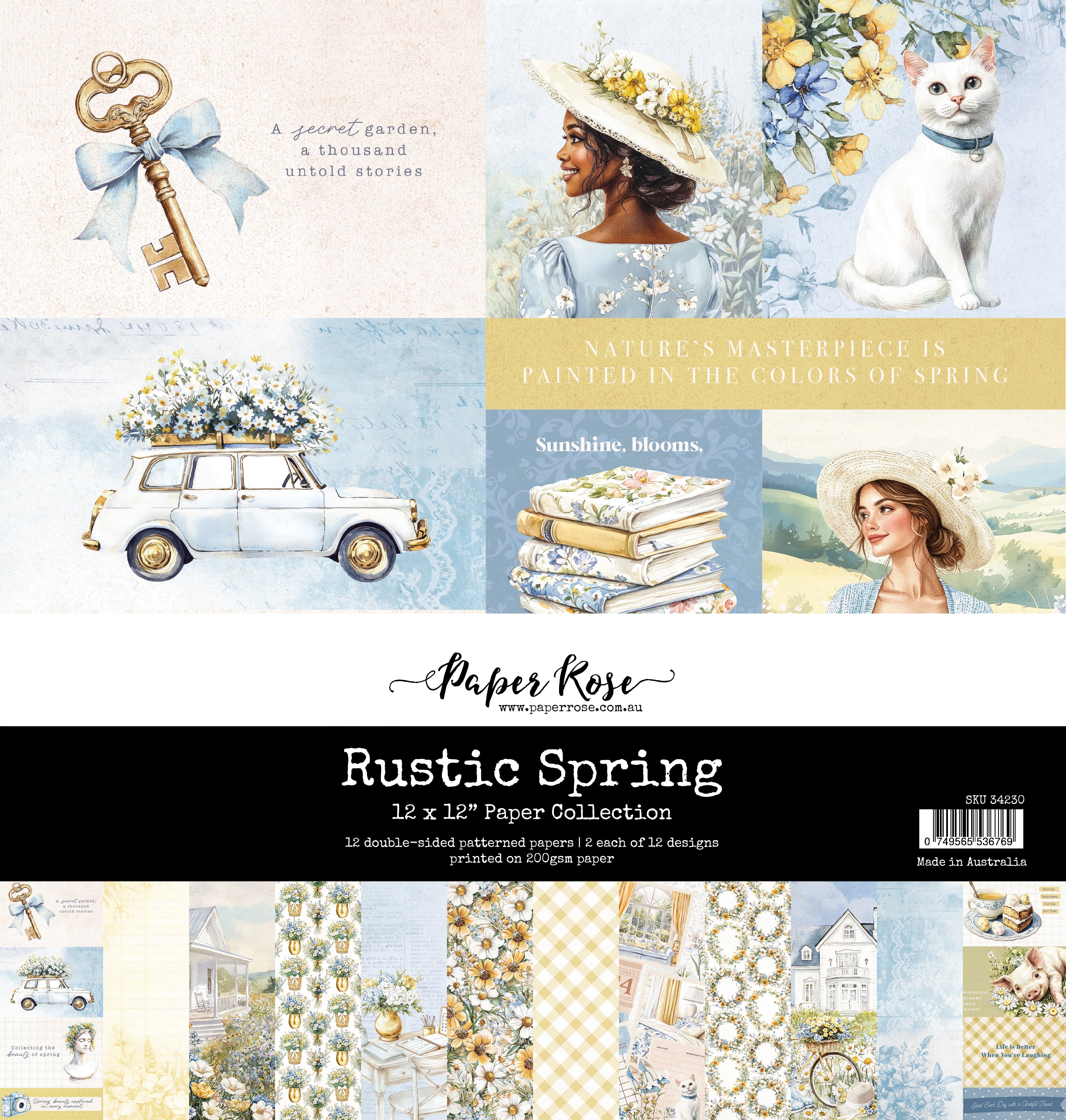 Rustic Spring 12x12 Paper Collection 34230