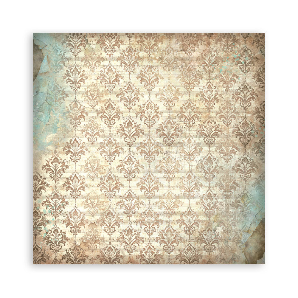 Scrapbooking Printed Pad For Art And Craft 10 Sheets cm 30.5x30.5 (12"x12") Backgrounds - Symphony
