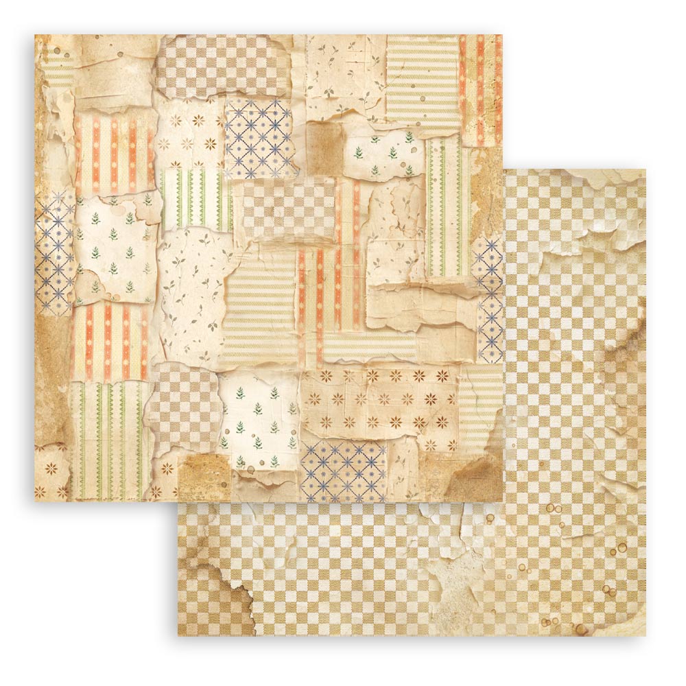 Scrapbooking Printed Pad For Art And Craft 10 Sheets cm 30.5x30.5 (12"x12") Backgrounds - Silent Night