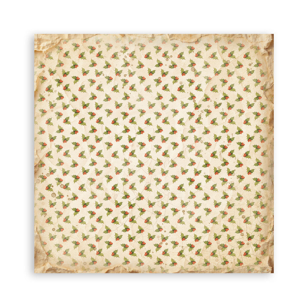 Scrapbooking Printed Pad For Art And Craft 10 Sheets cm 30.5x30.5 (12"x12") Backgrounds - Silent Night