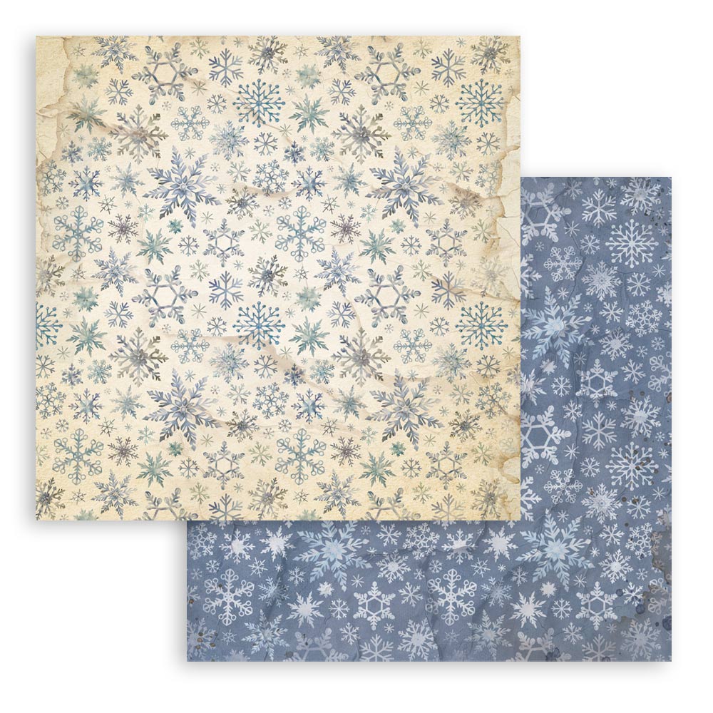 Scrapbooking Printed Pad For Art And Craft 10 Sheets cm 30.5x30.5 (12"x12") Backgrounds - Silent Night