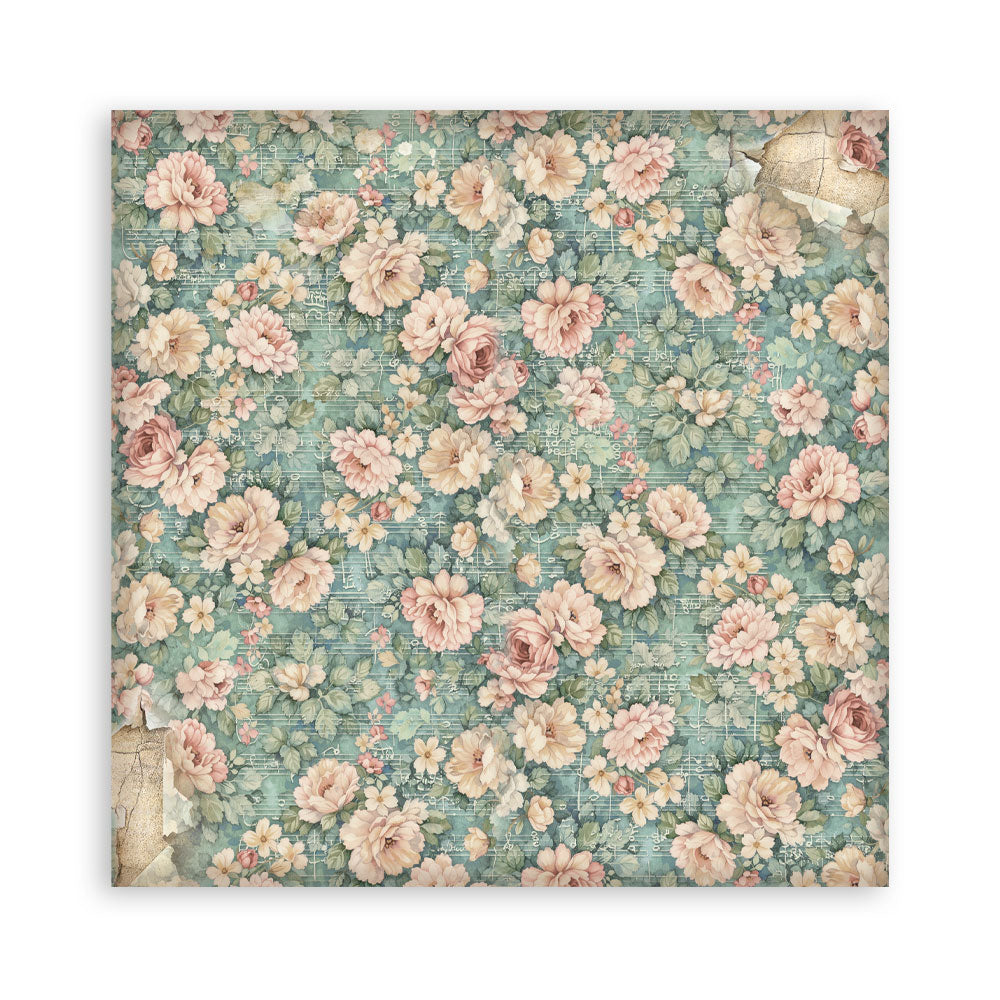 Scrapbooking Printed Pad For Art And Craft 10 Sheets cm 20.3x20.3 (8"x8") Backgrounds Symphony