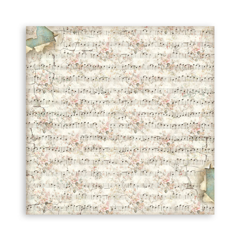 Scrapbooking Printed Pad For Art And Craft 10 Sheets cm 20.3x20.3 (8"x8") Backgrounds Symphony