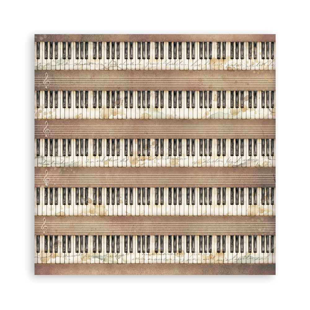 Scrapbooking Printed Pad For Art And Craft 10 Sheets cm 20.3x20.3 (8"x8") Backgrounds Symphony