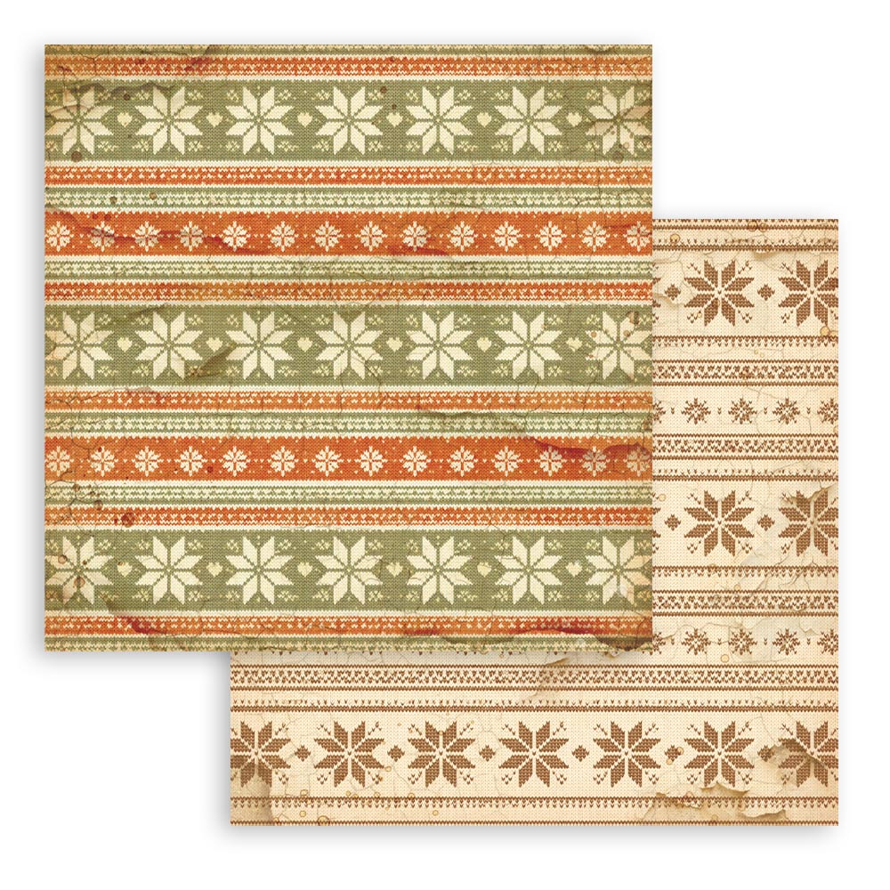 Scrapbooking Printed Pad For Art And Craft 10 Sheets cm 20.3x20.3 (8"x8") Backgrounds - Silent Night