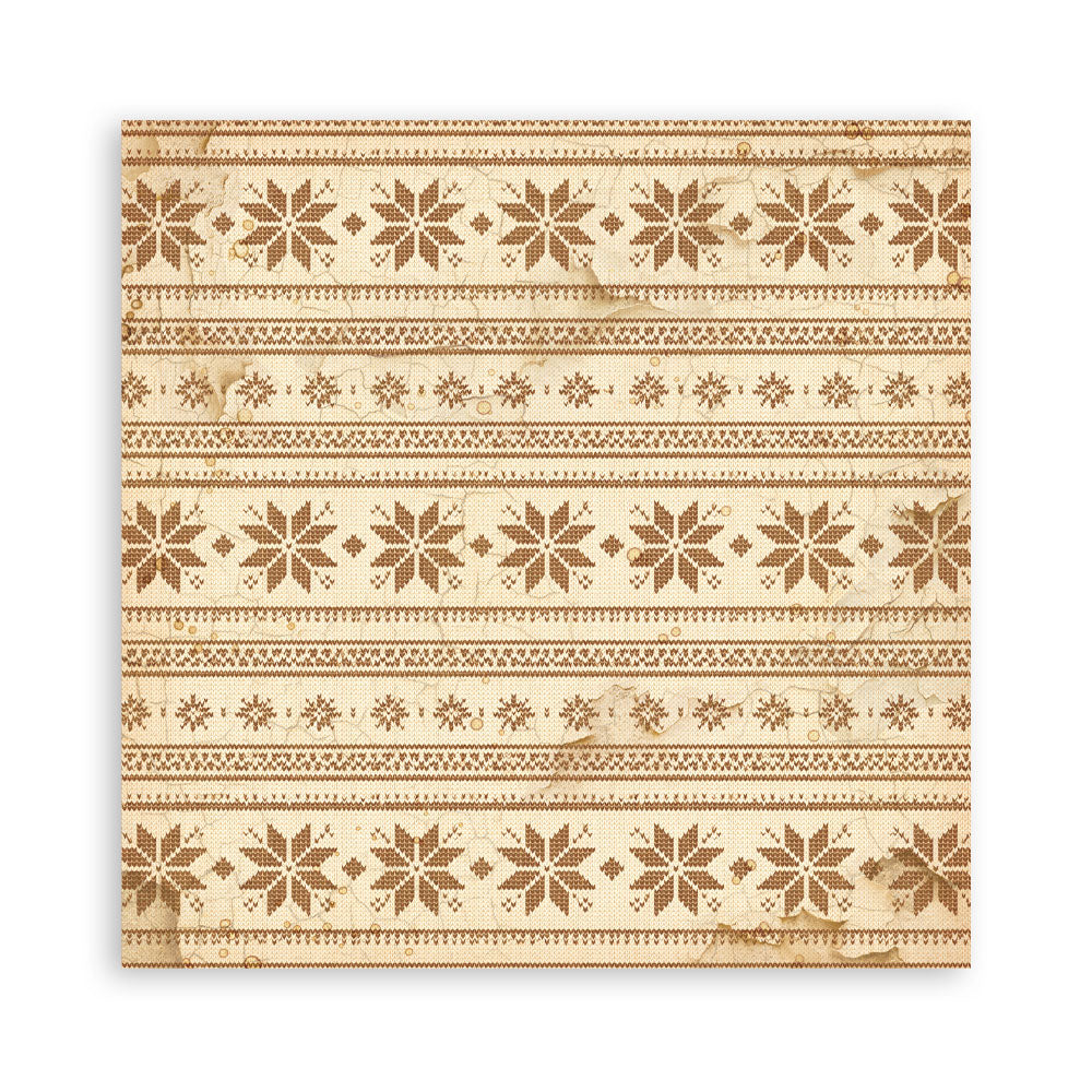 Scrapbooking Printed Pad For Art And Craft 10 Sheets cm 20.3x20.3 (8"x8") Backgrounds - Silent Night