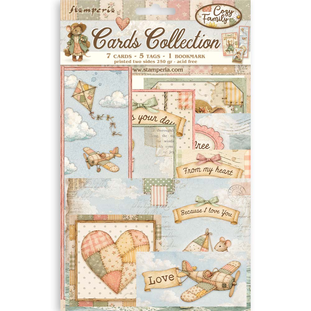 Printed Art Cards Collection - Cozy Family