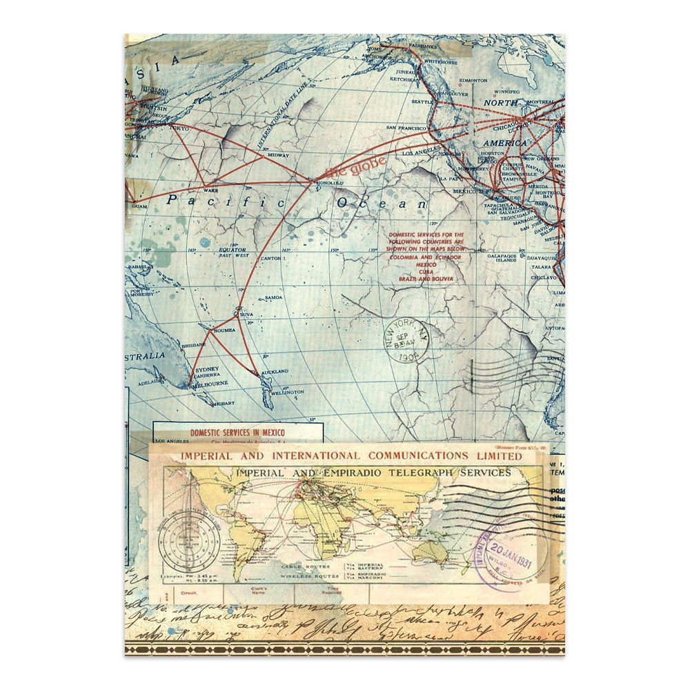 Printed Art Junk Journal: Stickers, Cut-Outs, Backgrounds For Art And Craft - Art Of Travelling