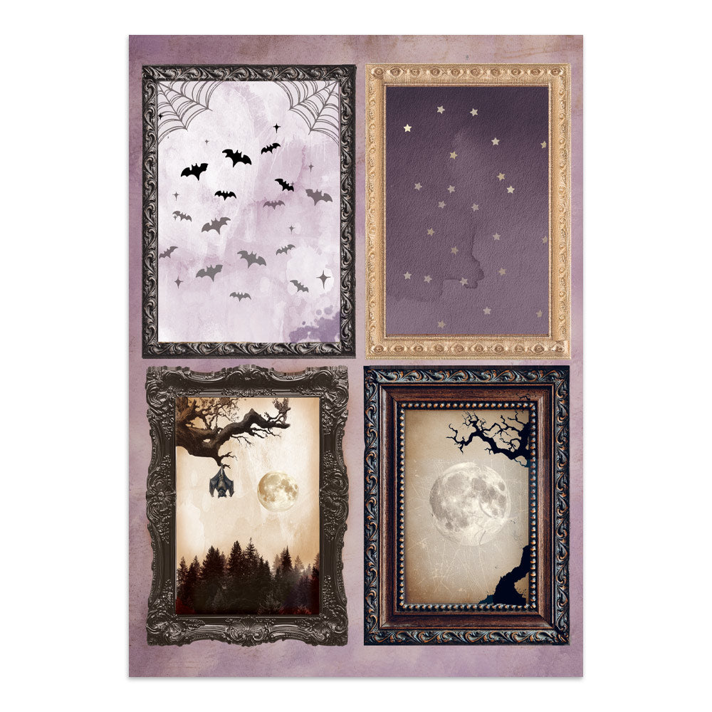 Printed Art Junk Journal: Stickers, Cut-Outs, Backgrounds For Art And Craft - Halloween