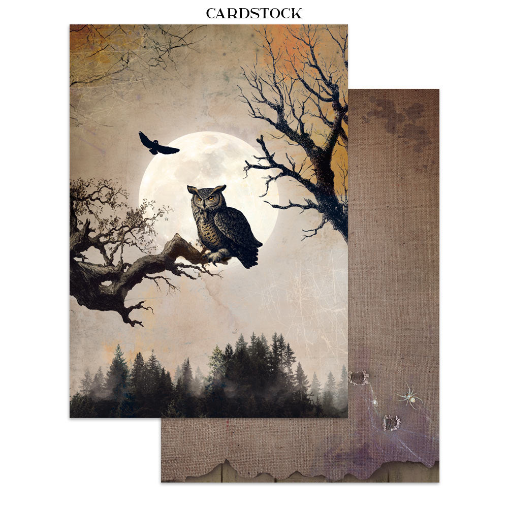 Printed Art Junk Journal: Stickers, Cut-Outs, Backgrounds For Art And Craft - Halloween