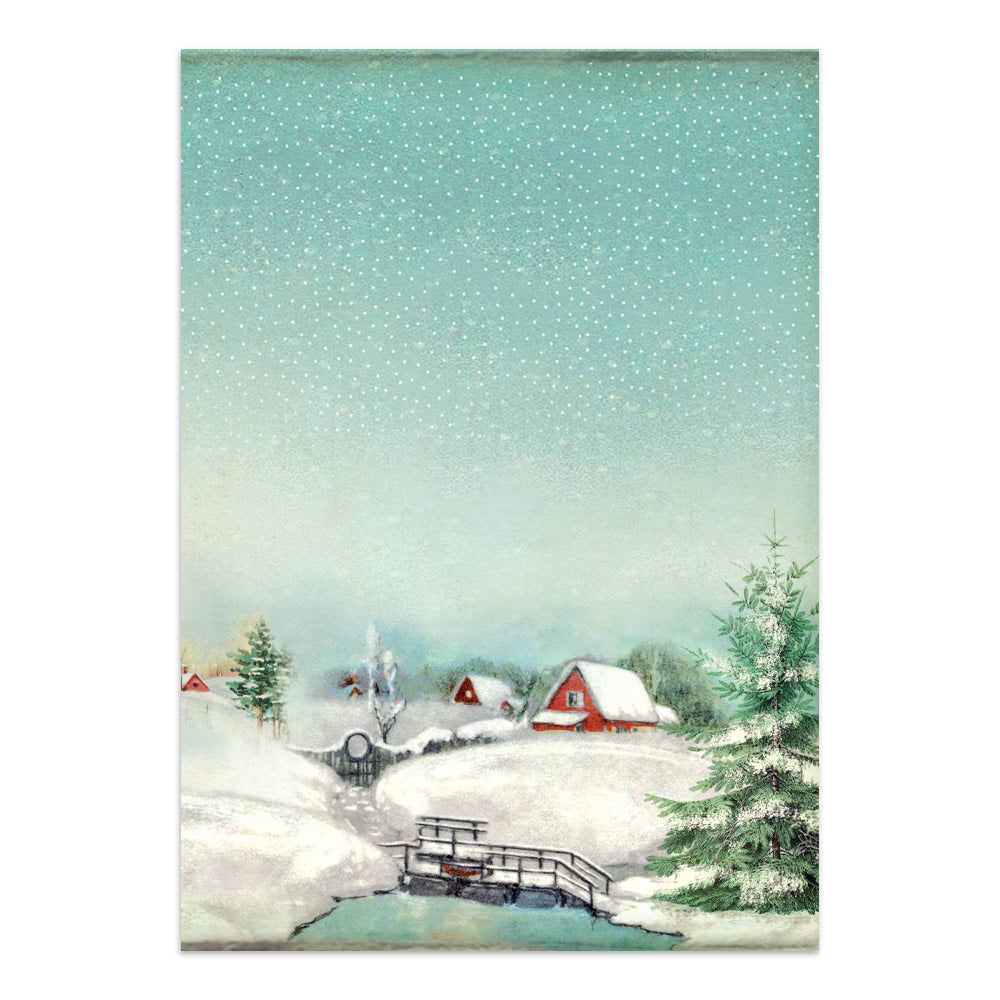 Printed Art Junk Journal: Stickers, Cut-Outs, Backgrounds For Art And Craft - Classic Christmas