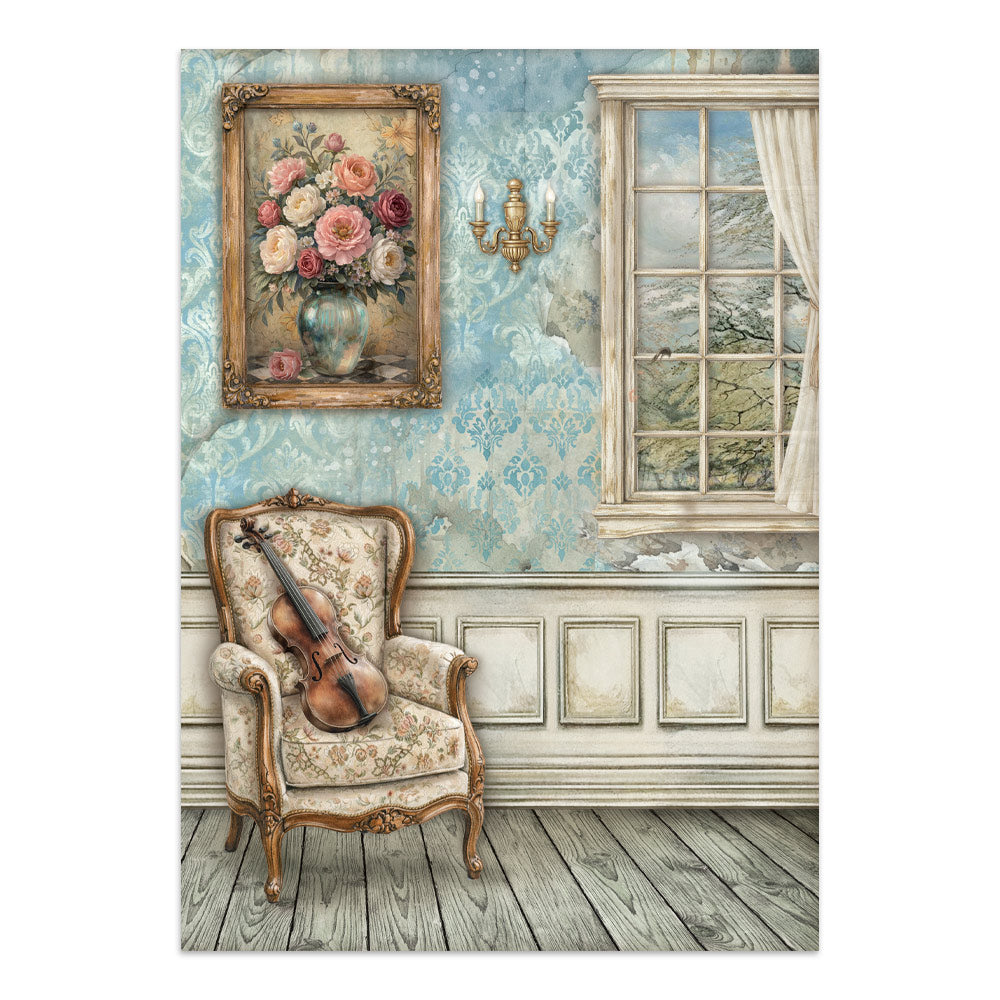 Printed Art Junk Journal: Stickers, Cut-Outs, Backgrounds For Art And Craft - Symphony