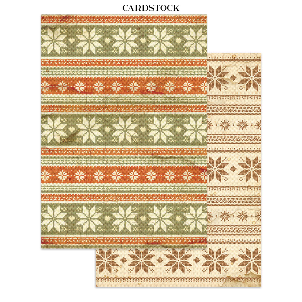 Printed Art Junk Journal: Stickers, Cut-Outs, Backgrounds For Art And Craft - Silent Night