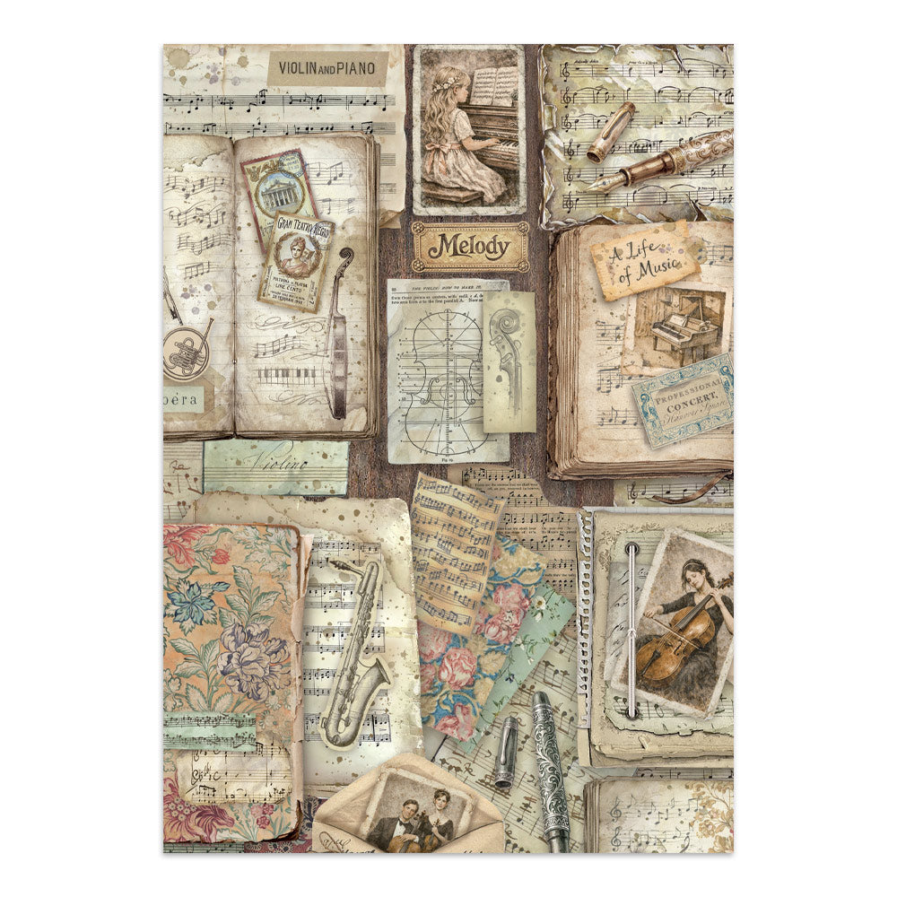Printed Art Junk Journal Focus Points For Art And Craft A5 - Symphony