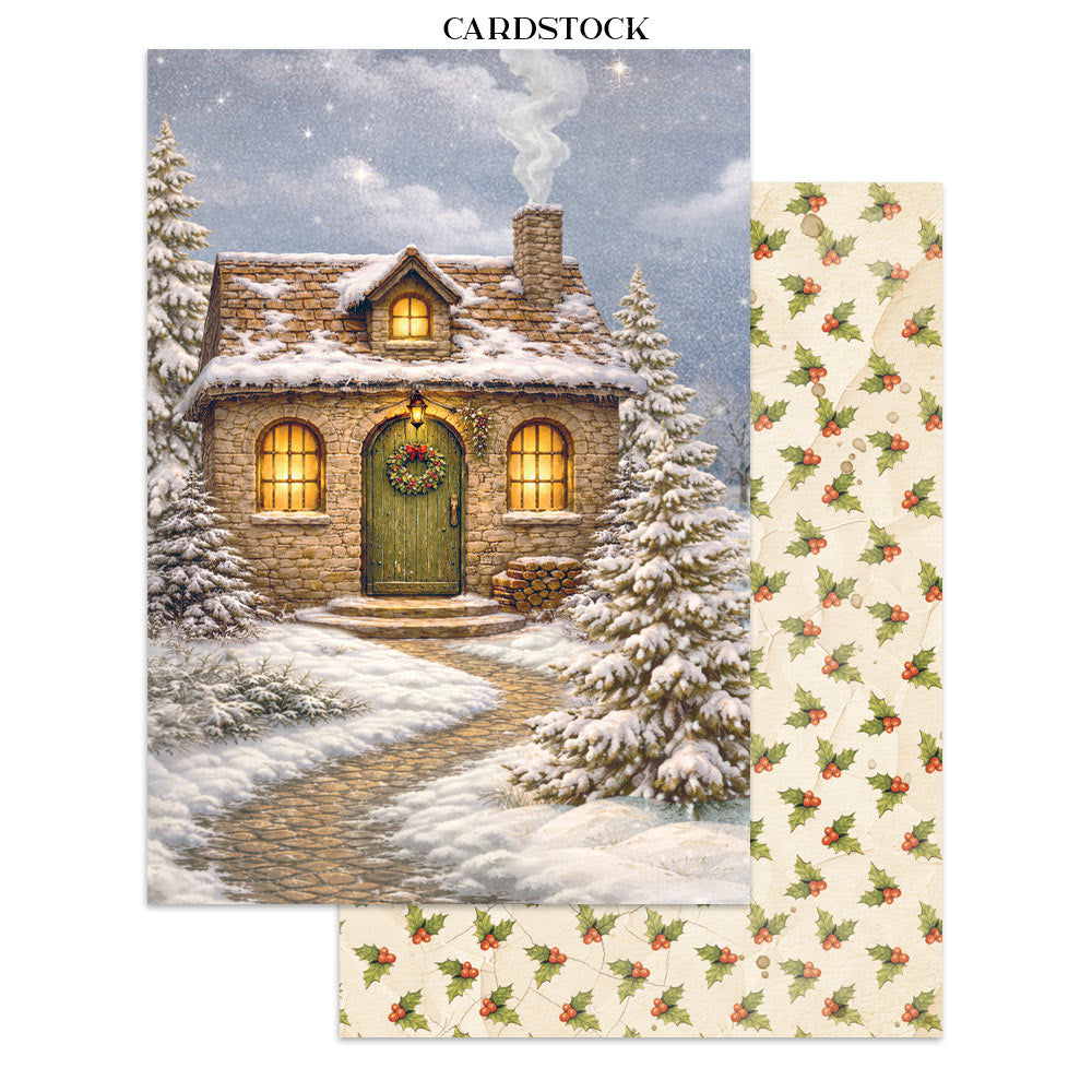 Printed Art Junk Journal Focus Points For Art And Craft A5 - Silent Night