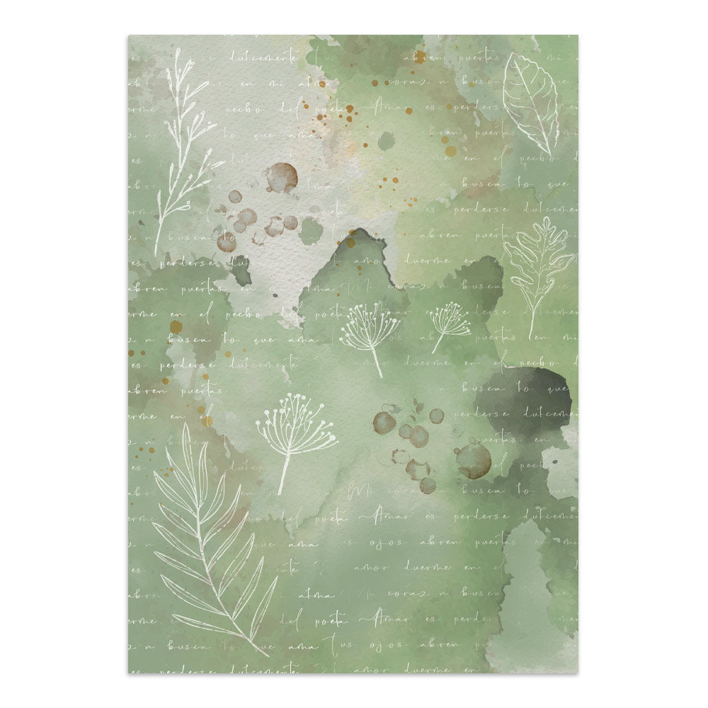 Printed Art Junk Journal Focus Points For Art And Craft A5 - Flowers And Poems