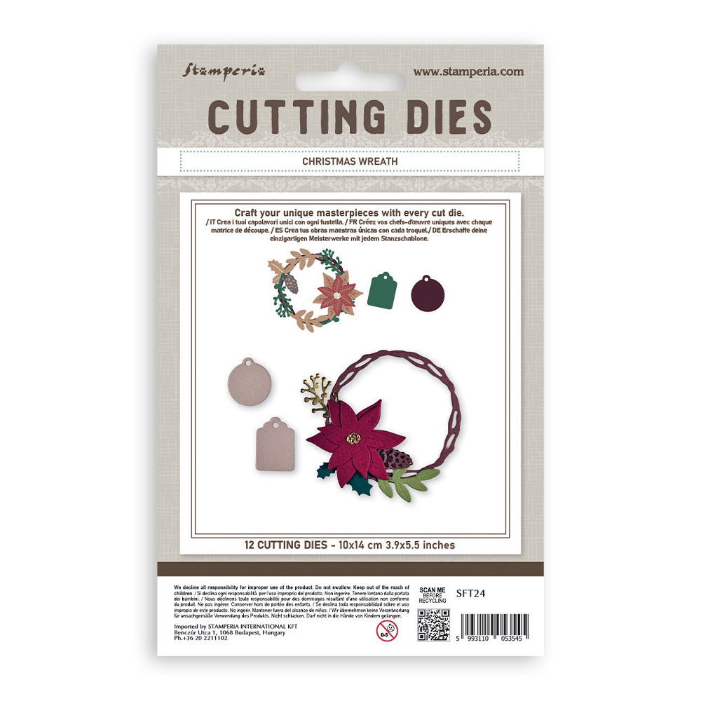 Cutting Dies For Paper Crafting A6 - Christmas Wreath