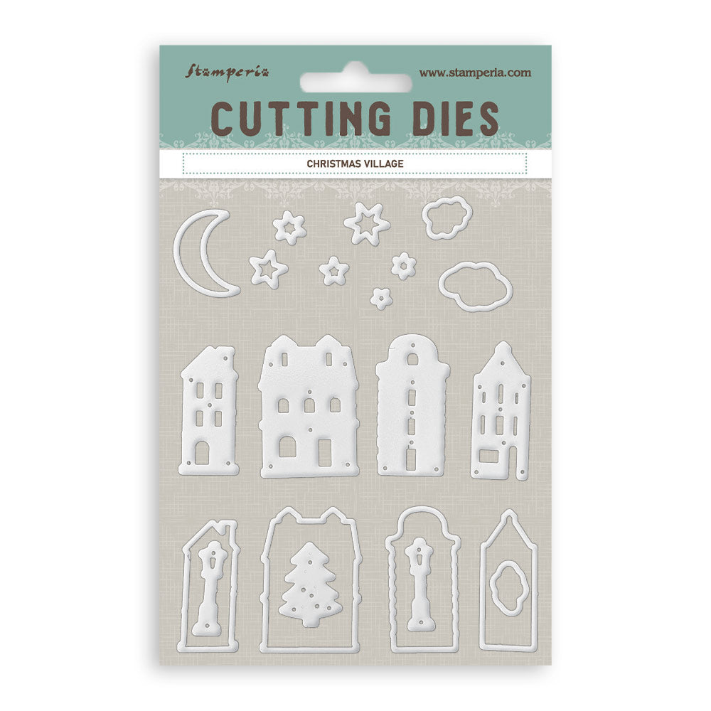Cutting Dies For Paper Crafting A6 - Christmas Village