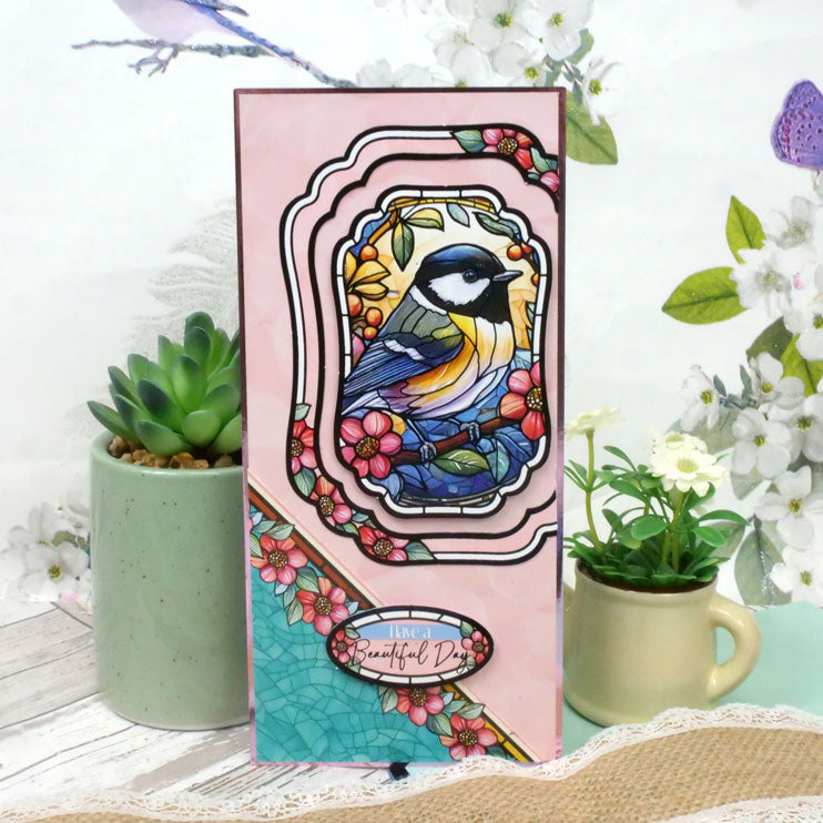 Stained Glass Wonderful Wildlife Luxury Topper Collection