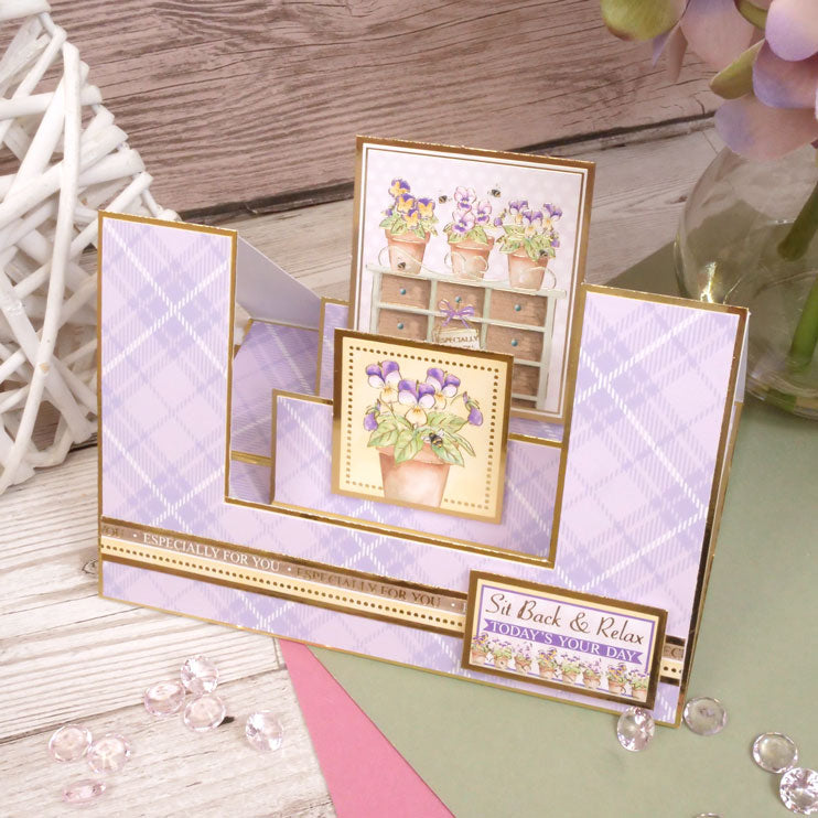 Luxury Shaped Card Blanks & Envelopes - Central Pop-Up Panels