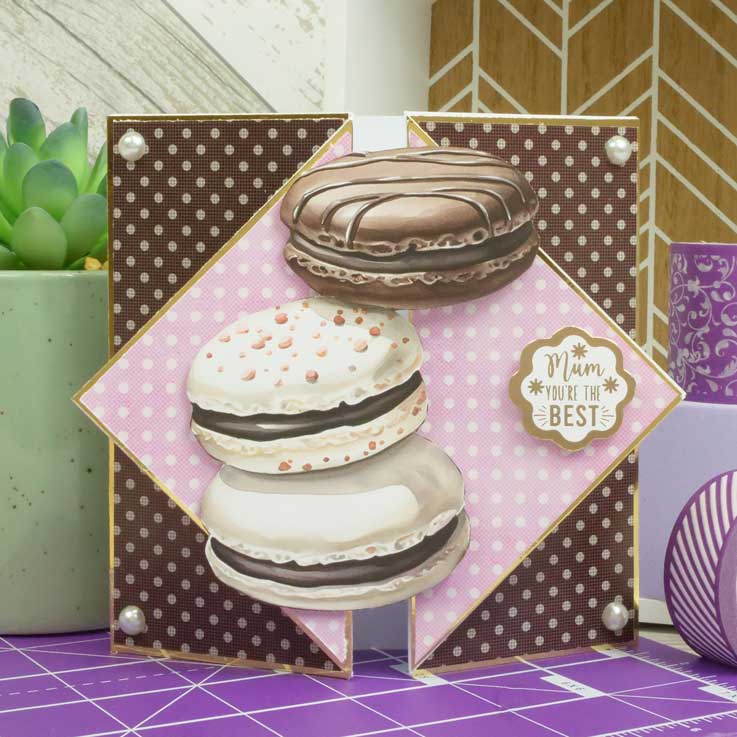 Luxury Shaped Card Blanks & Envelopes - Diamond Gatefold