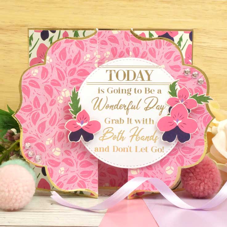 Luxury Shaped Card Blanks & Envelopes - Label Gatefold