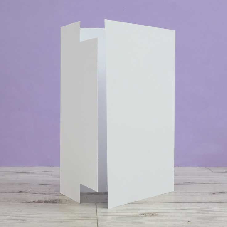 Luxury Shaped Card Blanks & Envelopes - Central Mat Gatefold