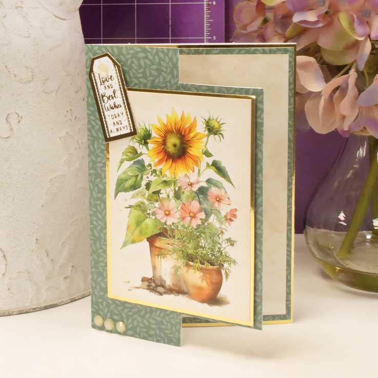 Luxury Shaped Card Blanks & Envelopes - Central Mat Gatefold