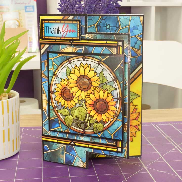 Luxury Shaped Card Blanks & Envelopes - Central Mat Gatefold