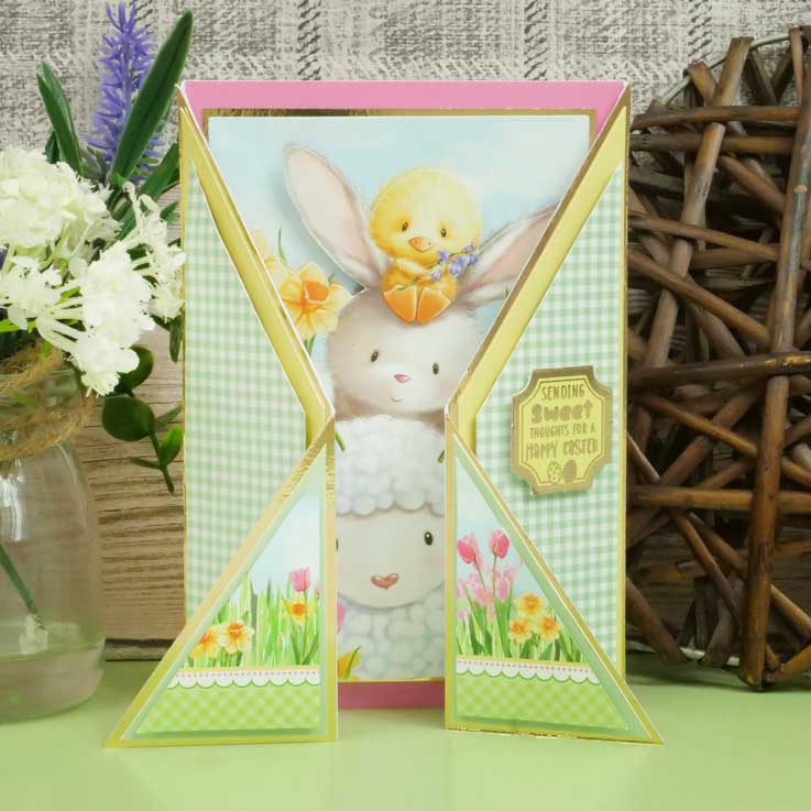 Luxury Shaped Card Blanks & Envelopes - Zig-Zag Gatefold