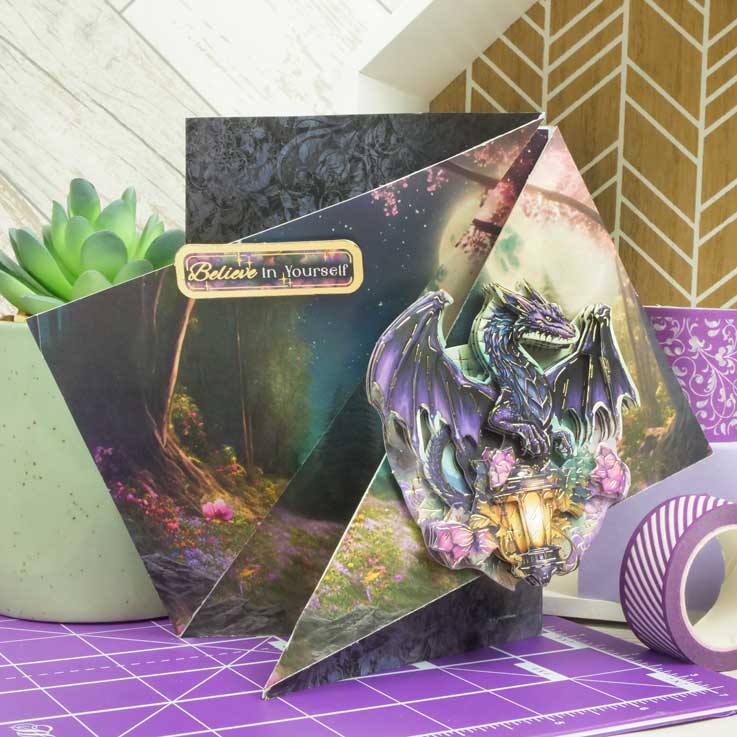 Luxury Shaped Card Blanks & Envelopes - Side Twist Gatefold