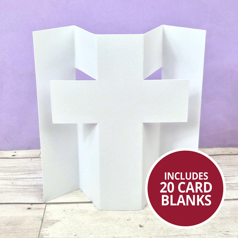 Luxury Shaped Cards - Cross