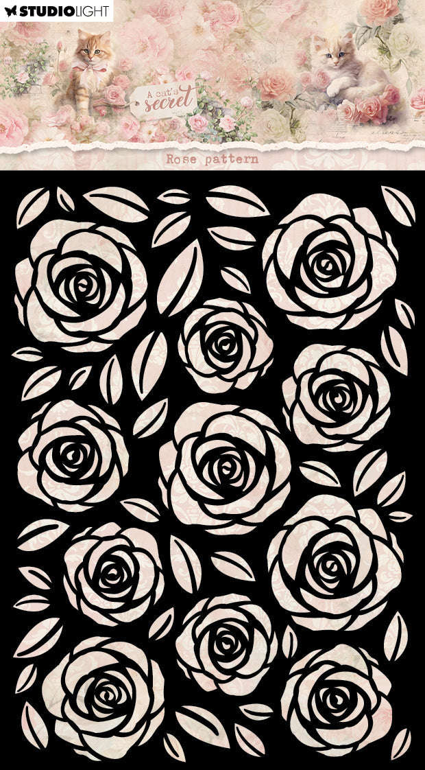 SL Mask Rose Pattern A Cat's Secret 1 Pieces