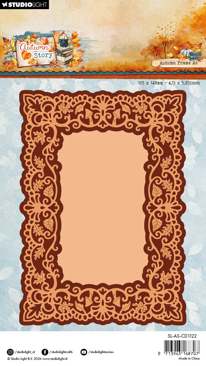 SL Cutting Dies Autumn Frame A6 Autumn Story 3 Pieces