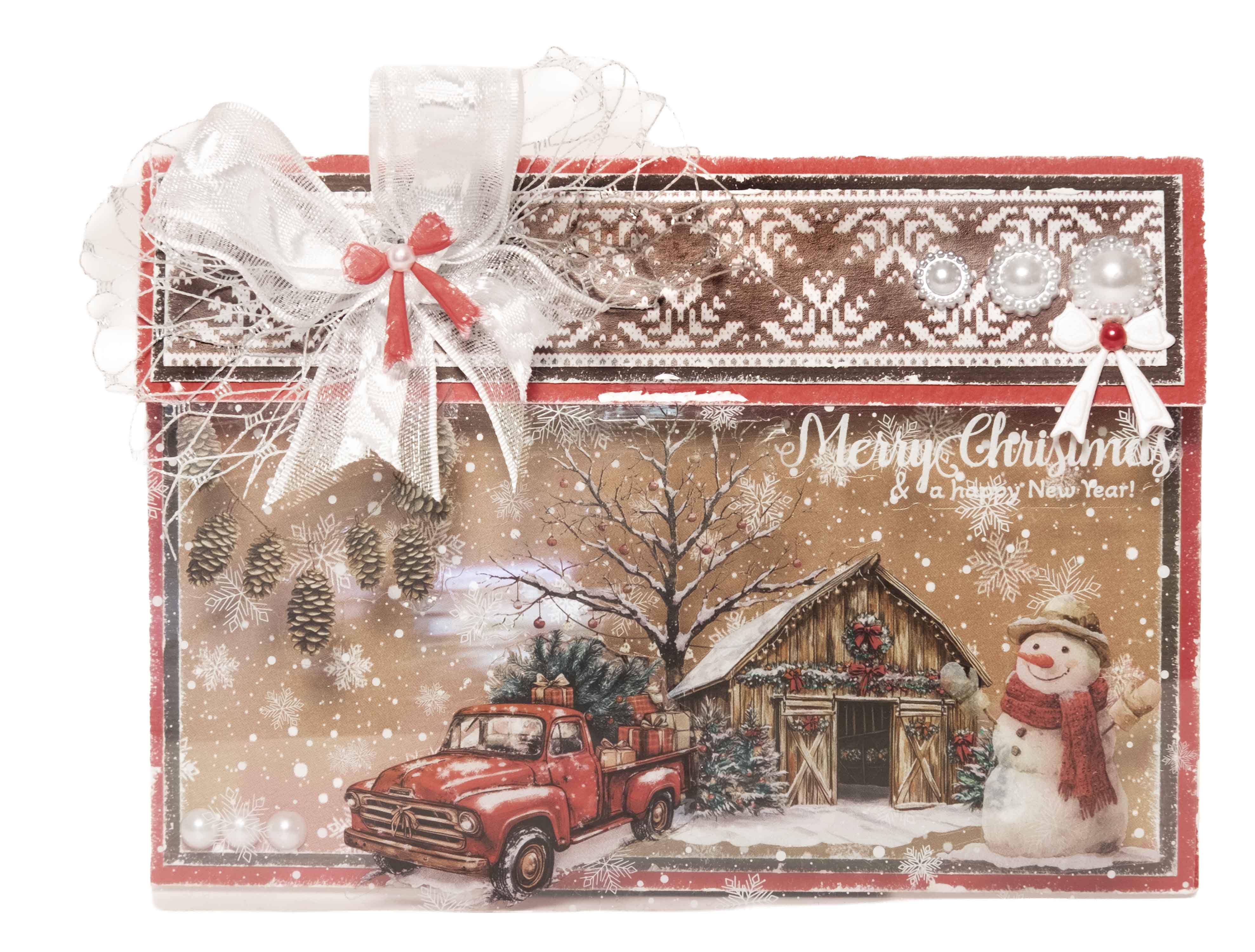 SL Pattern Paper Pad Cottage Christmas 36 Sheets