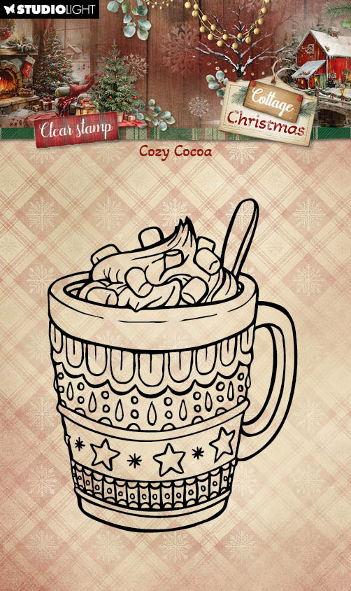 SL Clear Stamps Cozy Cocoa Cottage Christmas 1 Sheets