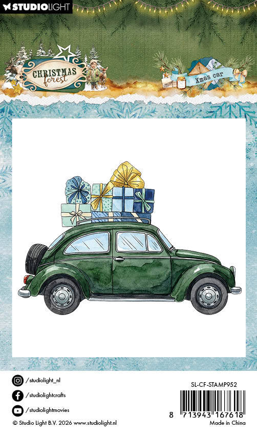 SL Clear Stamps Xmas Car Christmas Forest 1 Pieces
