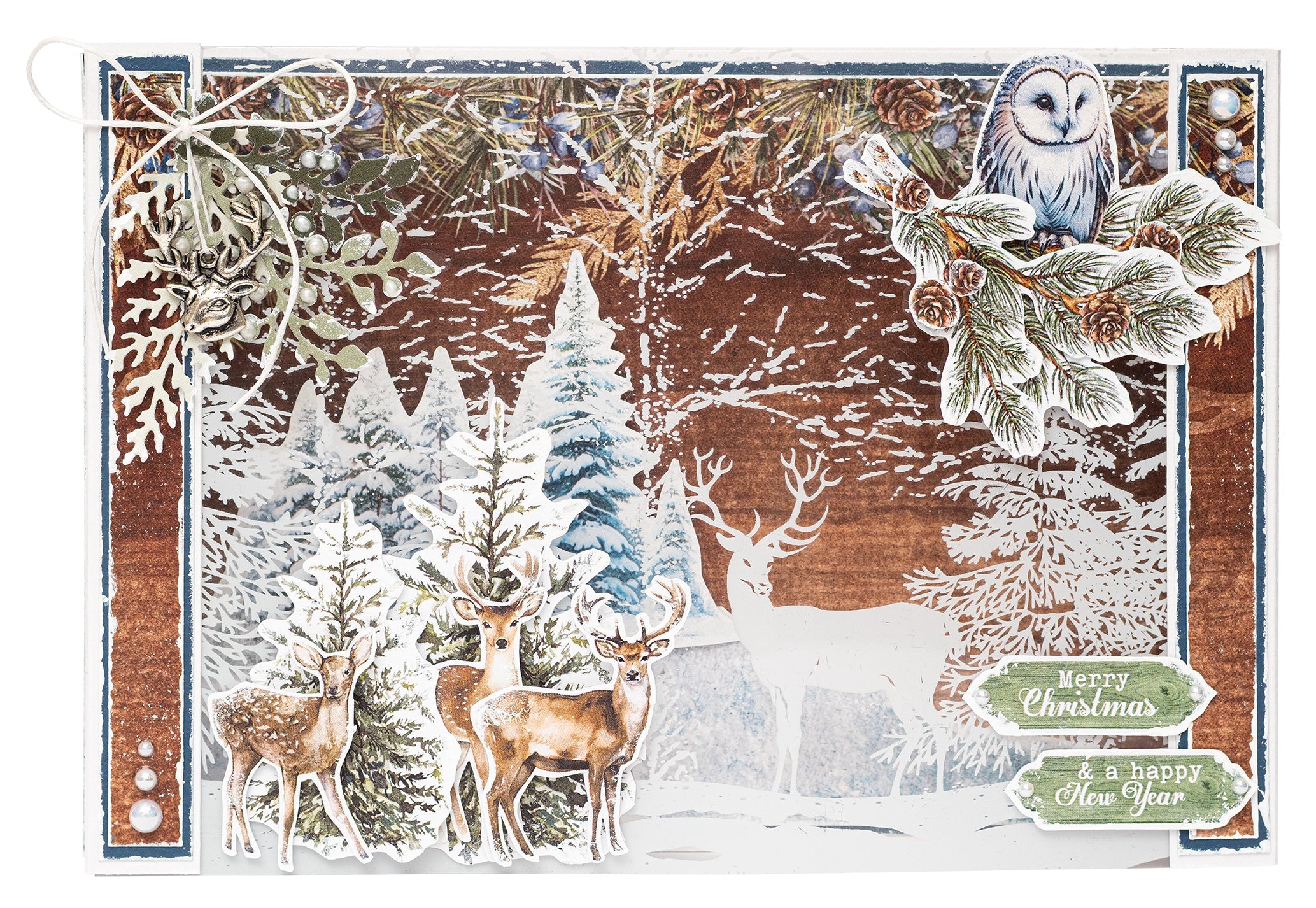 SL Die-Cut Paper Pad Winter Wonderland Essentials 20 Sheets