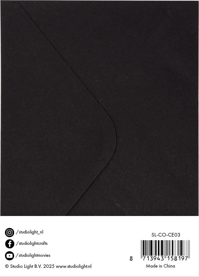 SL Cards & Envelopes Black A6 Consumables 20 PC