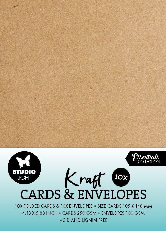 SL Cards & Envelopes Kraft A6 Consumables 20 PC
