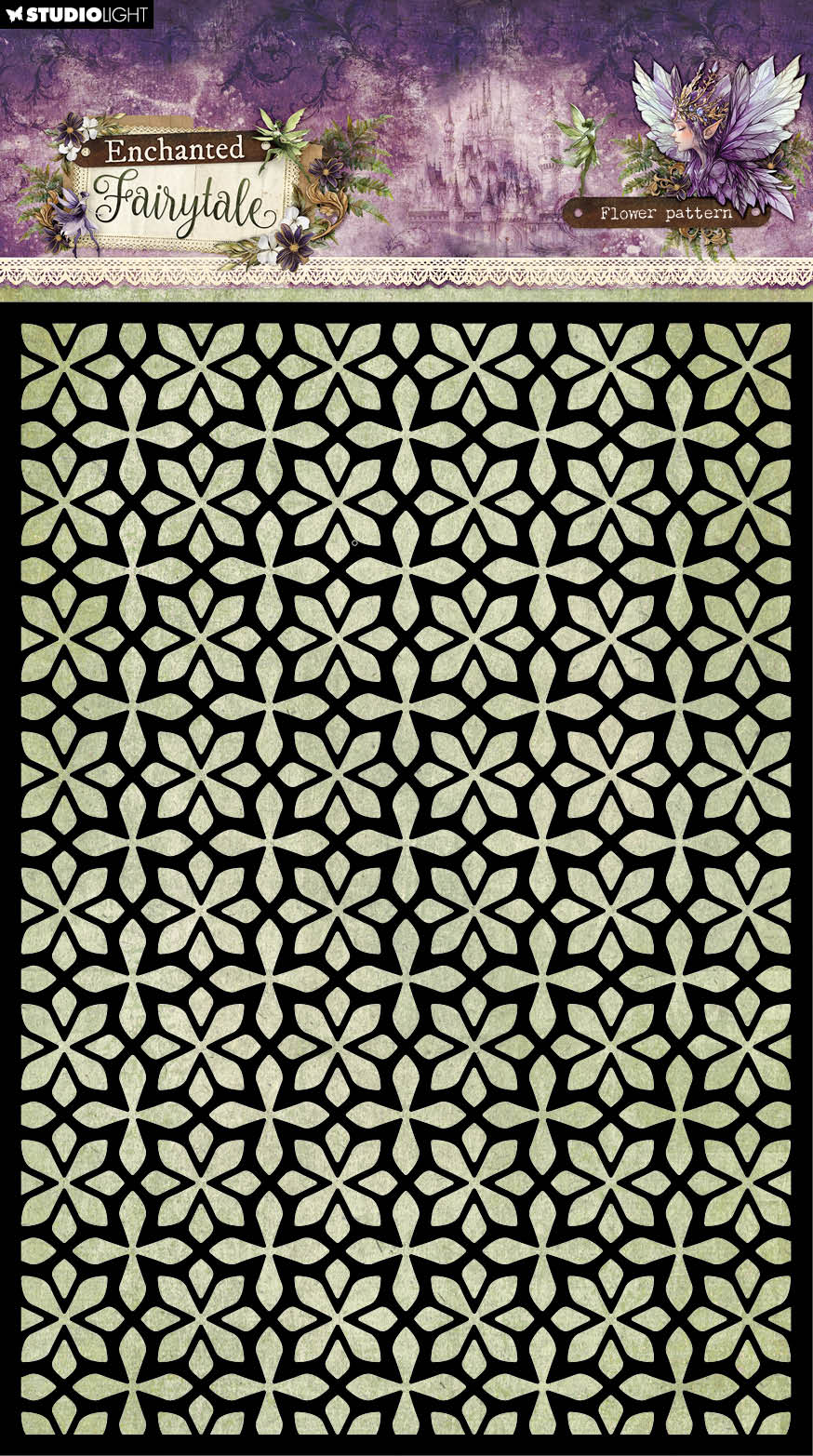 SL Mask Floral Pattern Enchanted Fairytale 1 Piece