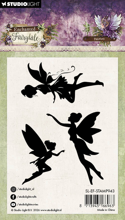 SL Clear Stamps Fairies Enchanted Fairytale 3 Pieces